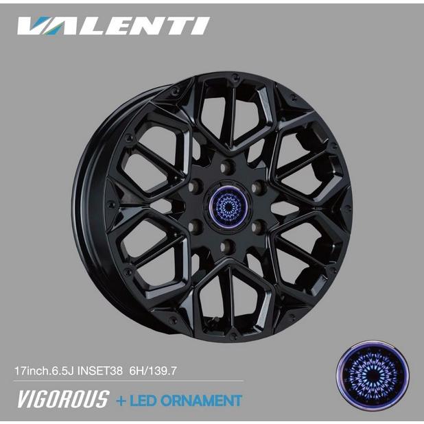 ヴァレンティ(Valenti)ヴィゴラス ブラック 17インチ【215/60R17