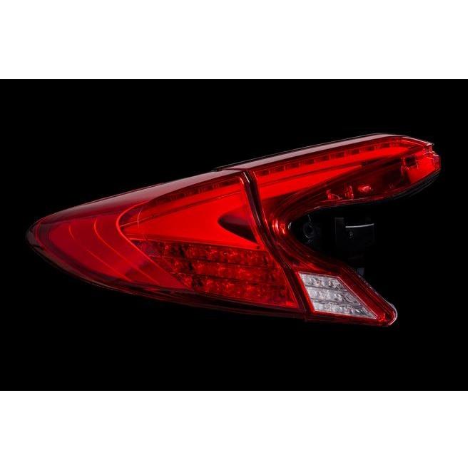 ヴァレンティ（valenti） ジュエルLEDテールREVO 【ハーフレッドクローム】 C-HR ZYX10/NGX10/NGX50 TT10CHR-HC-1