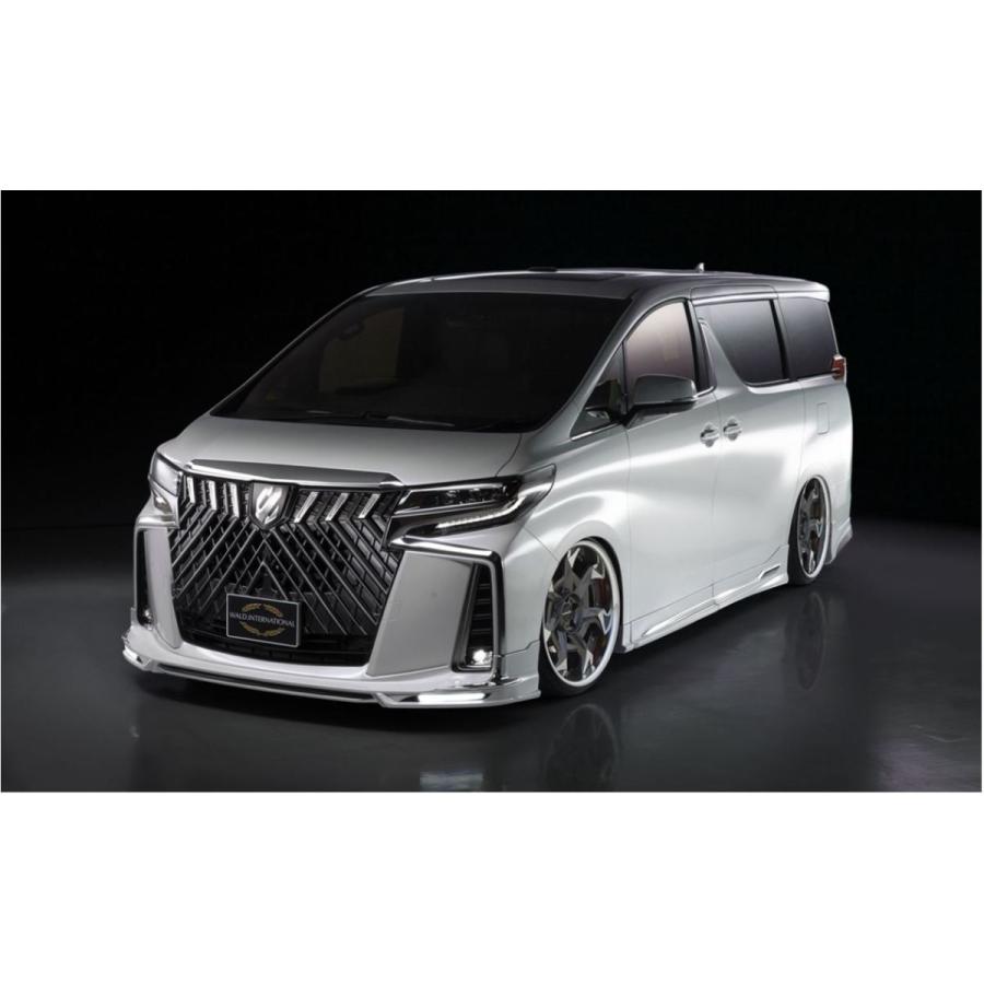 ヴァルド（WALD） フロントスポイラー未塗装 30系アルファード後期【S