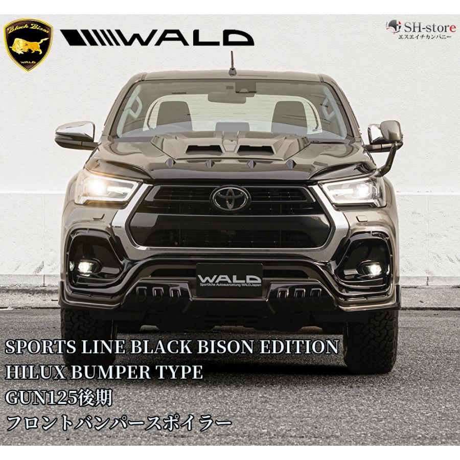 GUN125ハイラックス後期(R2.8〜) WALD BLACKBISON EDITION