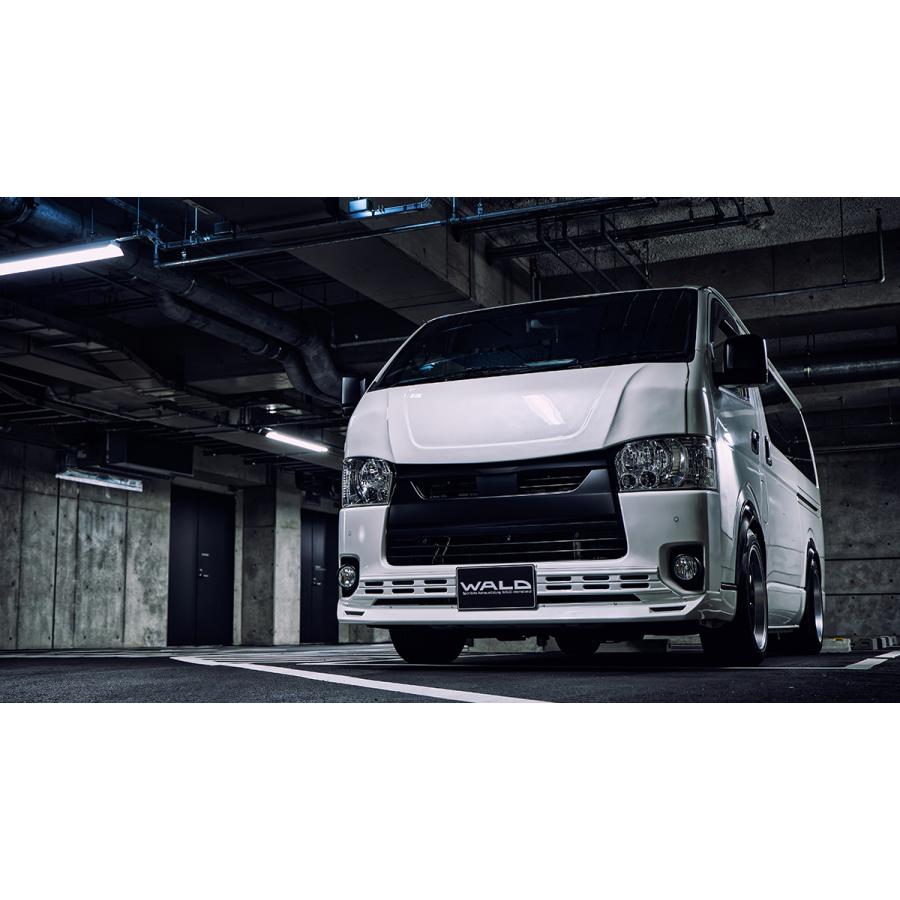 200系ハイエース標準ナローボディ4〜9型現行 ルーフスポイラーFRP未