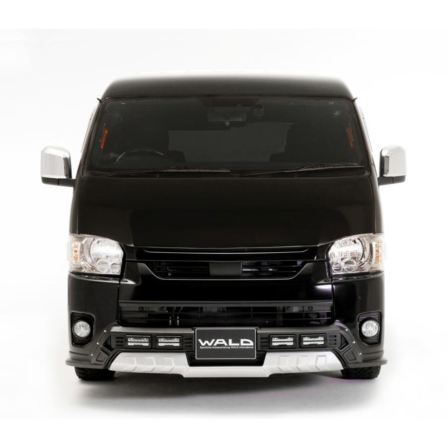 た*ん様 ハイエース　ワイド　WALD グリルカバー ハイエース200系（4型・ワイド車ロング用） エグゼクティブライン