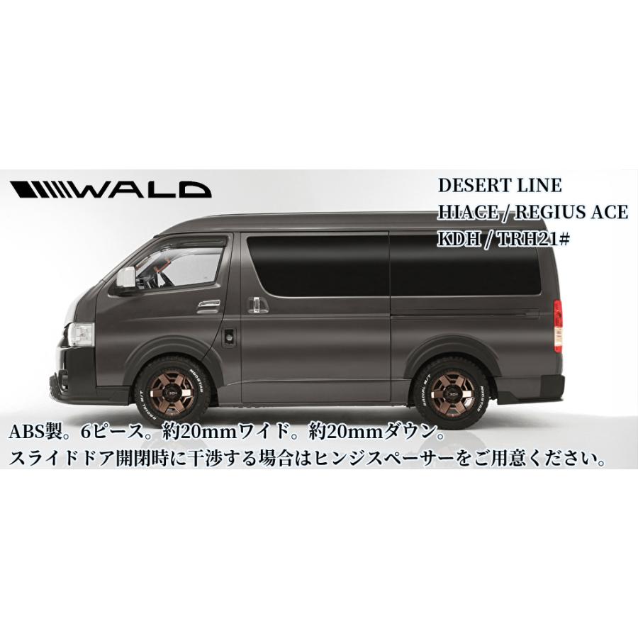 200系ハイエースワイドボディ4〜8型現行 エアロ3Pキット