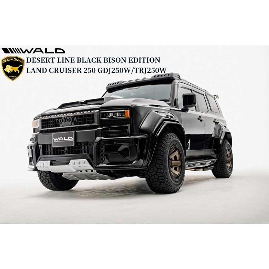 250系ランドクルーザー サイドマフラーOVAL117W×2左右4本出し［ハーフ