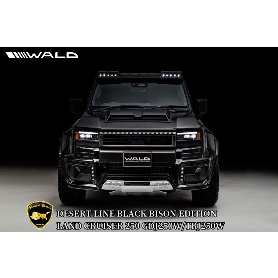 250系ランドクルーザー サイドマフラーOVAL117W×2左右4本出し［ハーフ