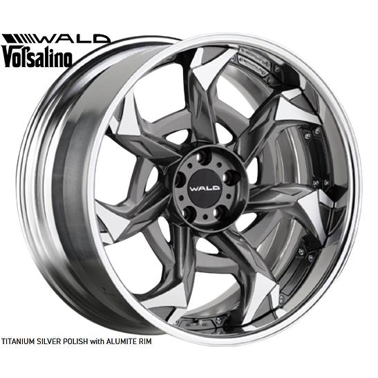 WALD【ヴァルド】ボルサリノV12C 20インチ8.0J〜12.5J ホイール単品(1 
