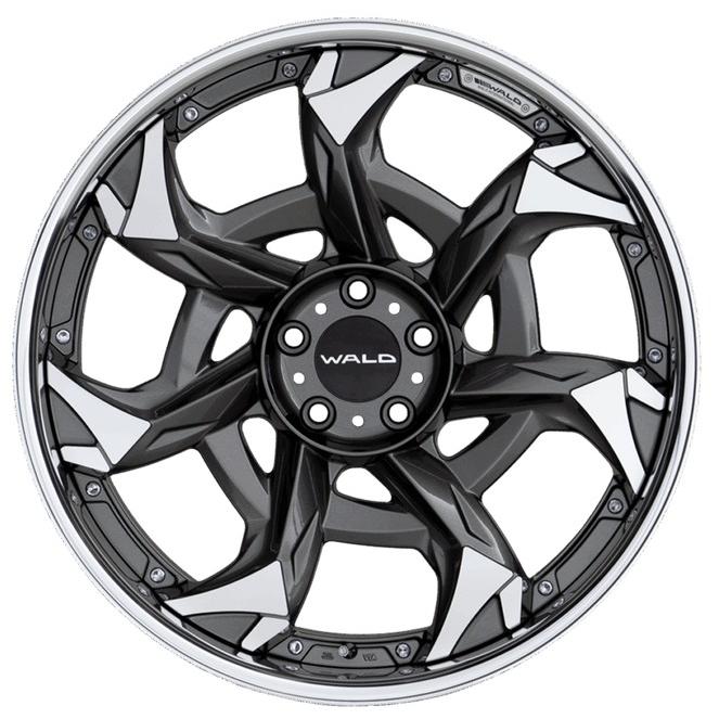 WALD【ヴァルド】ボルサリノV12C 20インチ8.0J〜12.5J ホイール単品(1