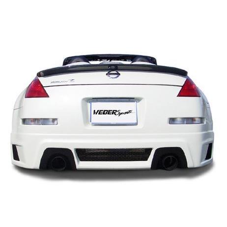 スポーツカー用 ブラック FRP リアウィング ウェバースポーツ WEBERSPORTS ロードスターリアウイングV2(カーボン