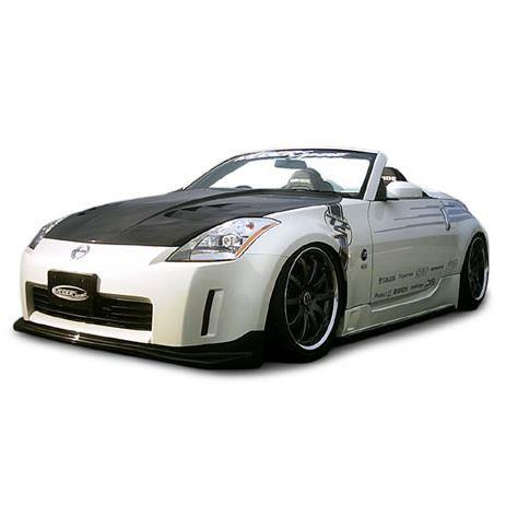 日産 フェアレディZ Z33 350Z 前期型フロントリップスポイラー 楽天市場】フェアレディZ Z33 フロントリップ ハーフ スポイラー