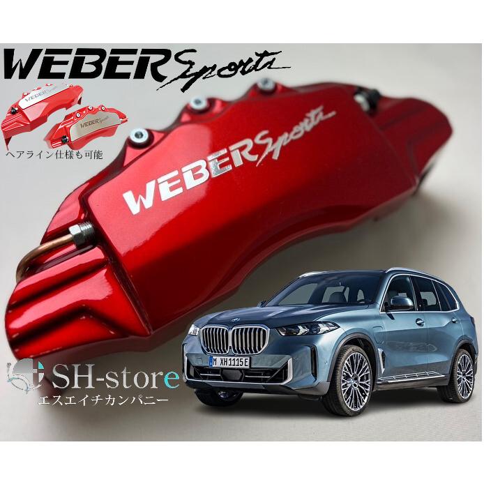 BMW(X5シリーズF15/E70/E53)キャリパーカバーフロント/リア1台分セット