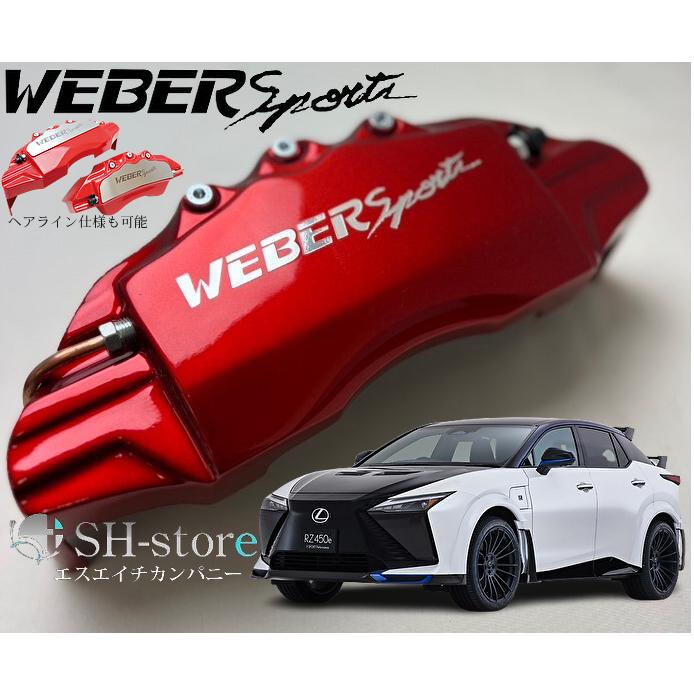 レクサスRZ(XEBM15)キャリパーカバーフロント/リア1台分セット+