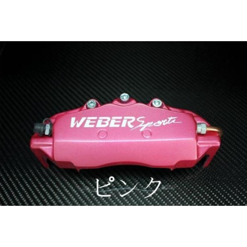 SUZUKIキャリイ キャリパーカバーフロント左右セット+ヘアライン専用プレート ウェバースポーツ(WEBERSPORTS)の画像
