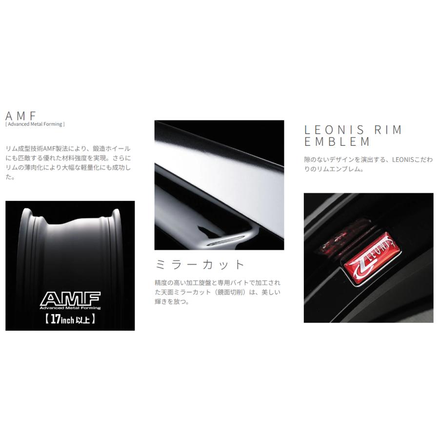 限定スタッドレス ウェッズ LEONIS レオニス JG BMCMC 18インチ 40系