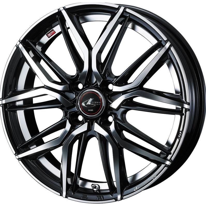 レオニス/LEONIS LM PBMC 15インチ4.5J/5.5J/6.0J ホイール単品(1本からの販売となります)