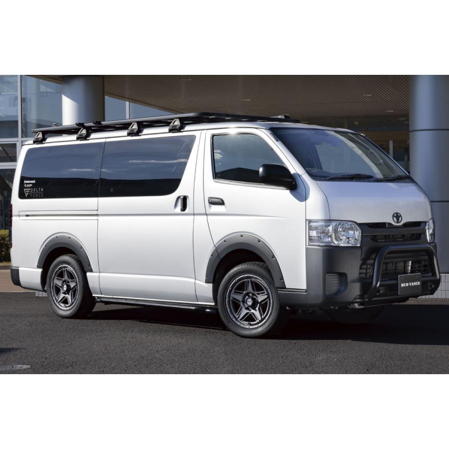 ♥ハイエース❢195/80R15♥ ネオキャロ(WEDS)セミマットブラック/クロームキャップ15インチ【195