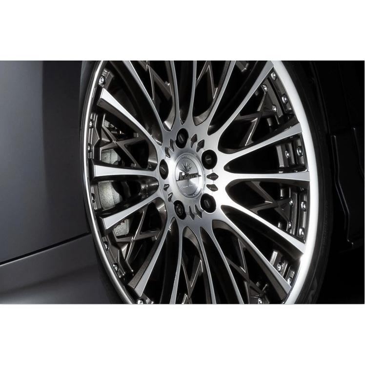 新品同様レクサスLS500h 21インチ ホイールタイヤセット シルバー レクサスLSに、エアサスコントローラーと21インチアルミホイールセット