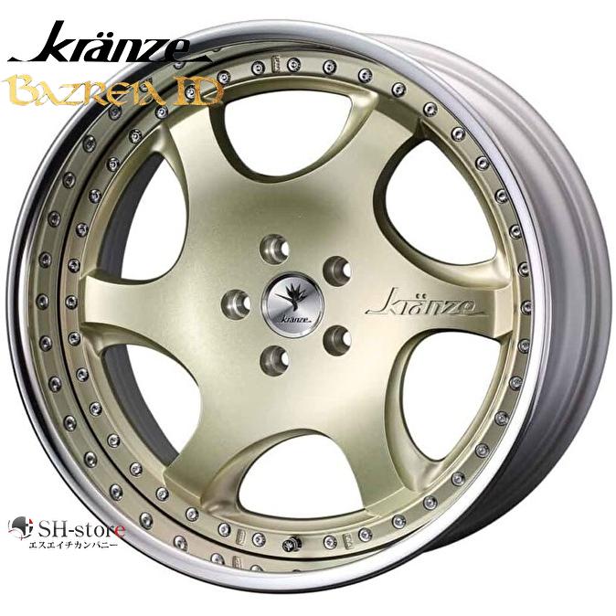 LS460/LS600タイヤホイールセット Kranze(クレンツェ)バズレイアID 21