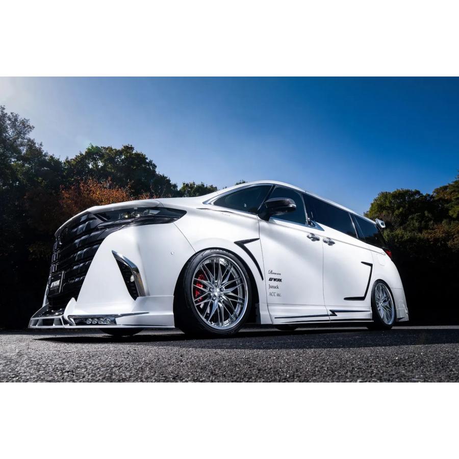 レクサスLS500/LC500タイヤホイールセットWORK(ワーク)シュヴァートクヴェルII 22インチ【厳選国産255/35R22\u0026285/30R22】〈タイヤ銘柄選べます〉の画像