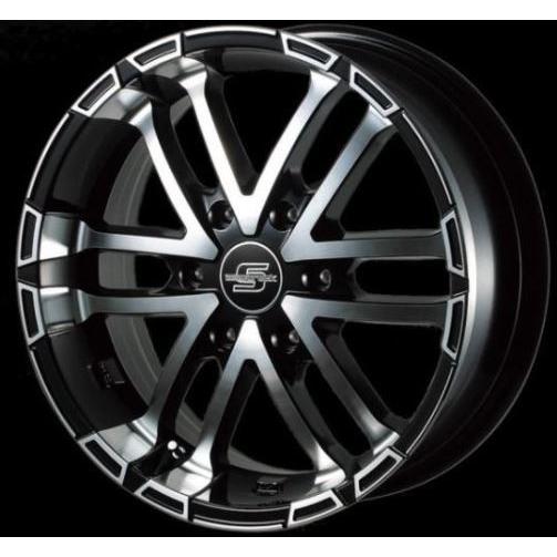 ハイエース等 215/60R17 スタッドレスタイヤ・ホイールセット ゼロブレイク スタッドレスセット ゼロブレイク S ブラックポリッシュ 17インチ