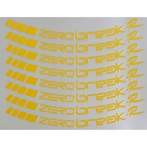 ZEROBREAK-R •イエロー ゼロブレイク(アクト) R マットブラック 18インチ 【厳選輸入225/50R18