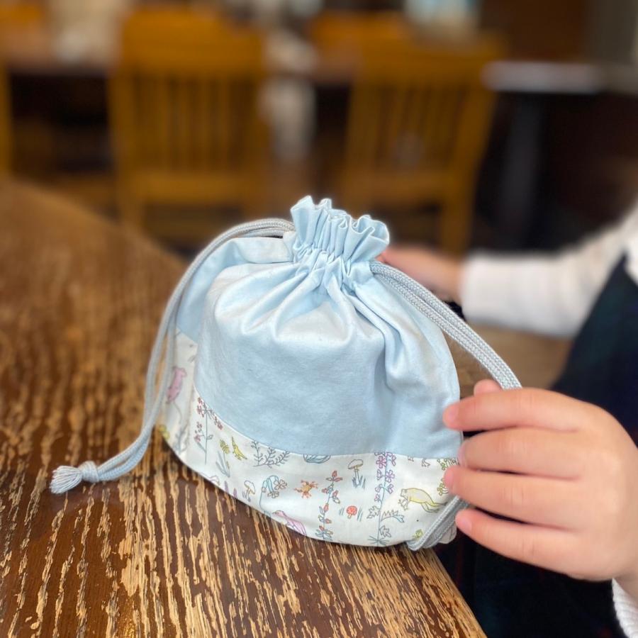 コップ袋 リバティG おしゃれ かわいい コップ入れ 巾着 巾着袋 マチ