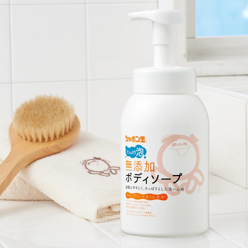 シャボン玉石けん 無添加ボディソープたっぷり泡 つめかえ用 470mL 泡