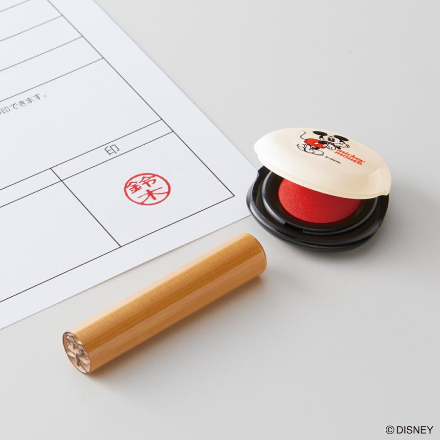 印鑑/スタンプ/朱肉 12/15 13:00 シヤチハタ公式 プチ朱肉 ディズニー 20号 既製品 シャチハタ