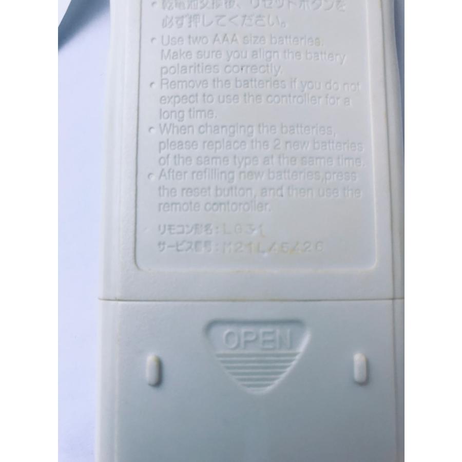 三菱（MITSUBISHI） 【電池付き】☆中古☆MITSUBISHI LG31 エアコン