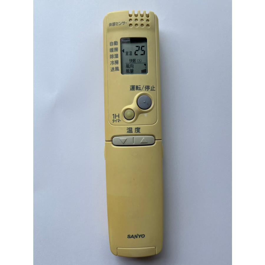 三洋電機 サンヨー エアコンリモコン 節約 RCS-AN1 SANYO 【電池付き