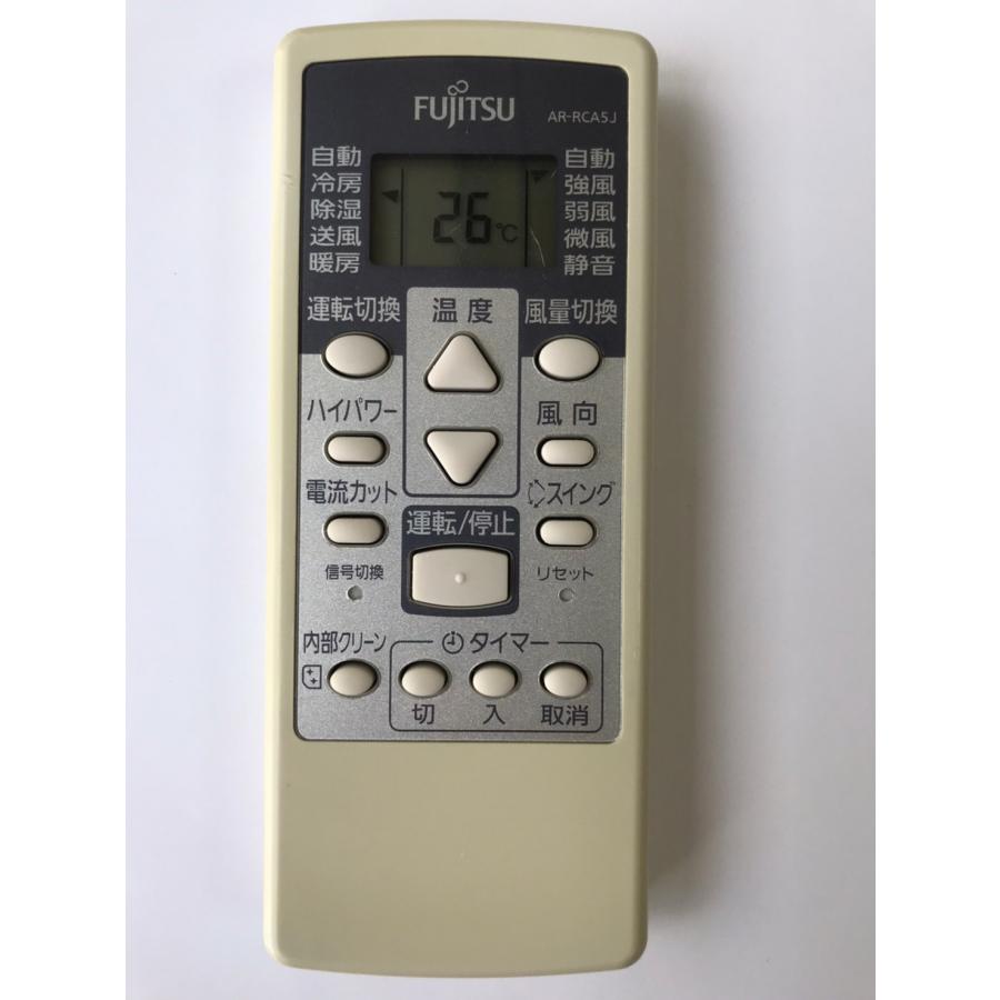 富士通（FUJITSU） 【電池付き】☆中古☆ AR-RCA5J エアコン エアコン
