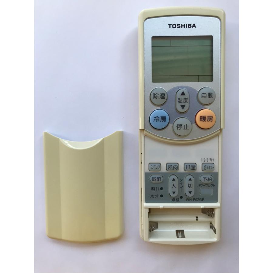 TOSHIBA（東芝） 【電池付き】☆中古☆TOSHIBA WH-F02GR エアコン