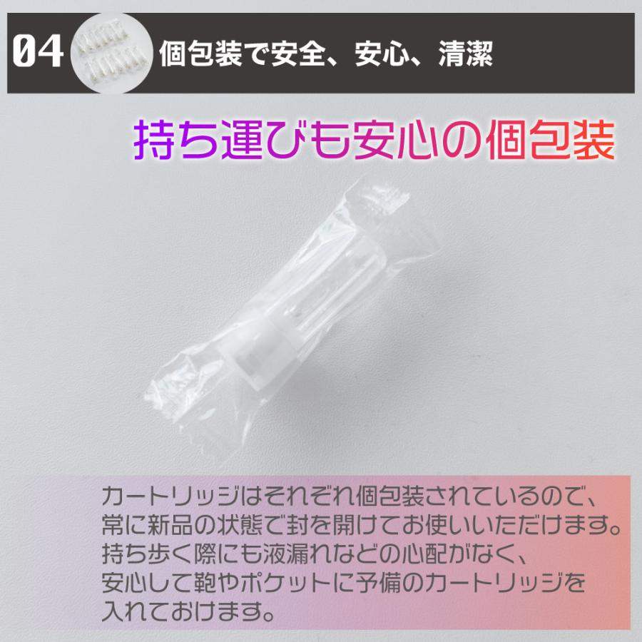 互換LAB プルームテック プラス用 カートリッジ 互換 空カートリッジ プルームテック プラス ウィズ用 with2用 VAPE ベイプ 使い捨て 電子タバコ リキッド 再生｜shade｜08