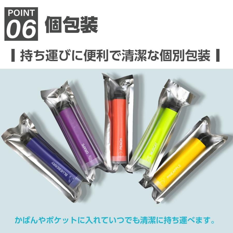 電子タバコ 使い捨て 2500回吸引 タール ニコチン0 電子タバコ リキッド スターターキット シーシャ 持ち運び 水蒸気 持ち運びシーシャ ベイプ 本体 VAPE |  | 34