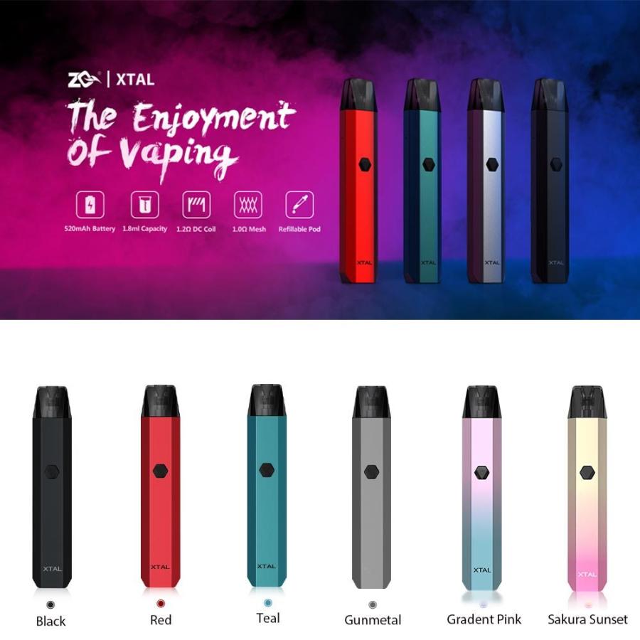 Vape 最終値下げ　電子タバコセット　ベイプ VAPE POD ZQ XTAL SE+ 電子タバコ ベイプ ゼットキュー