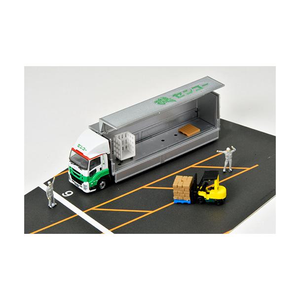 トミーテック　1/150　トラックコレクション 物流現場 ウィングバンセットF センコー (鉄道模型)　ウイング可動 | 