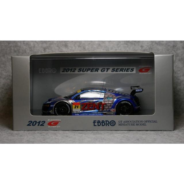エブロ　1/43　ゼント　アウディ　R8　LMS　 スーパーGT300　2012　No.21　都筑晶裕/C.アレマン/(谷口行規)　 レジン製 | 