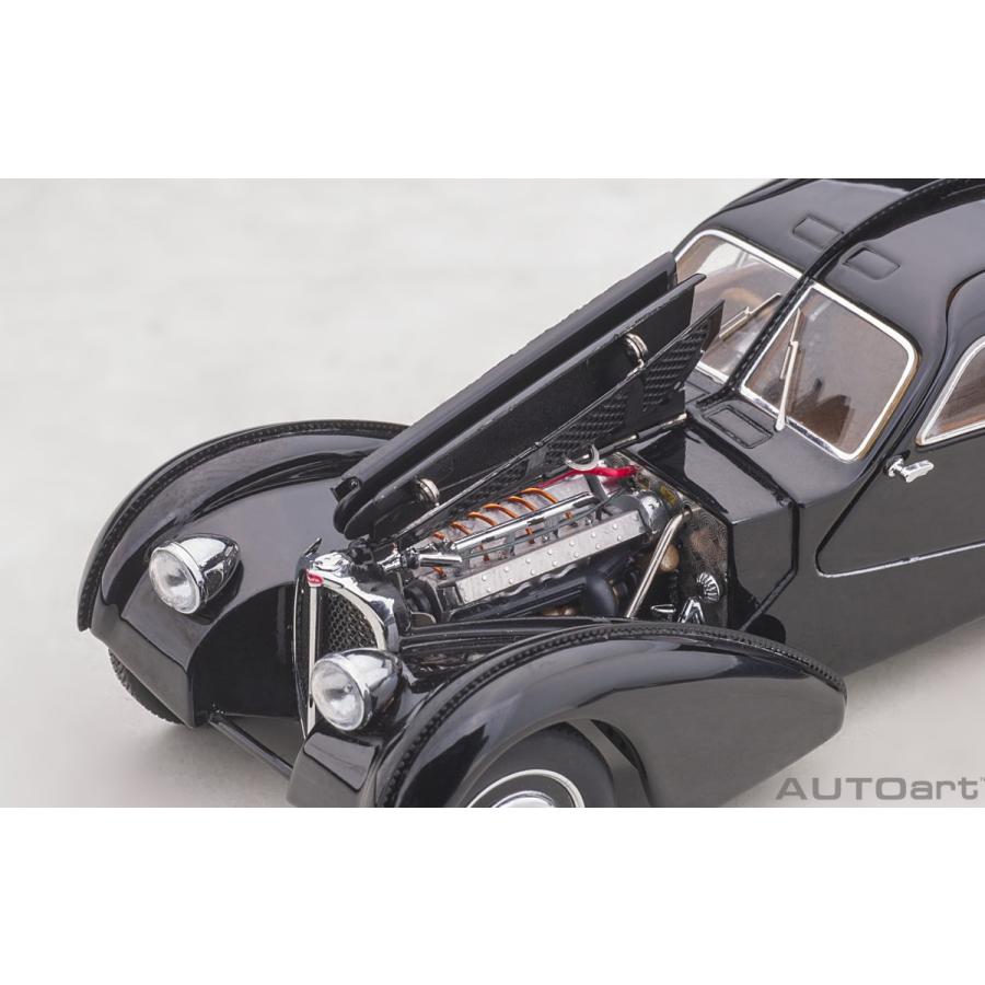 オートア−ト　1/43　ブガッティ タイプ57SC アトランティック 1938 (ブラック/ディスクホイール)　全開閉モデル |  | 09