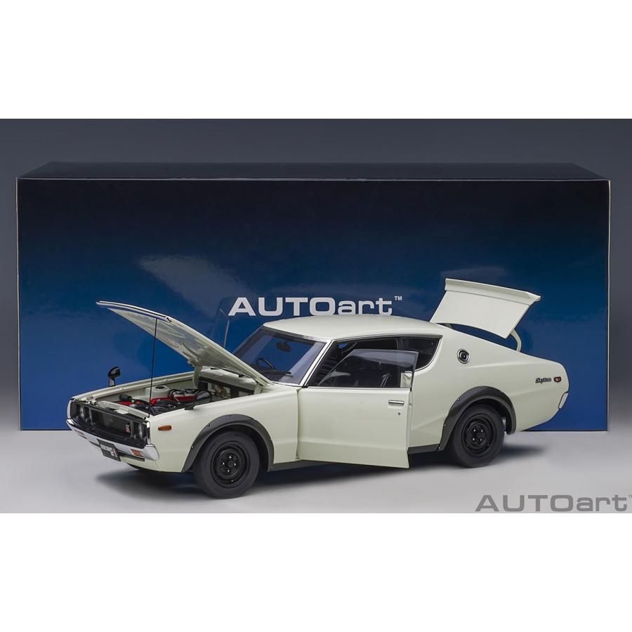 オートアート　1/18　日産 スカイライン 2000 GT-R (KPGC110) (ホワイト)　全開閉モデル |  | 09