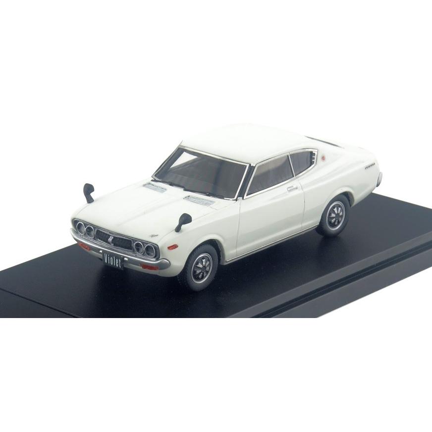 インターアライド　1/43　ニッサン　バイオレット　ハードトップ 1600 SSS　1973　ホワイト