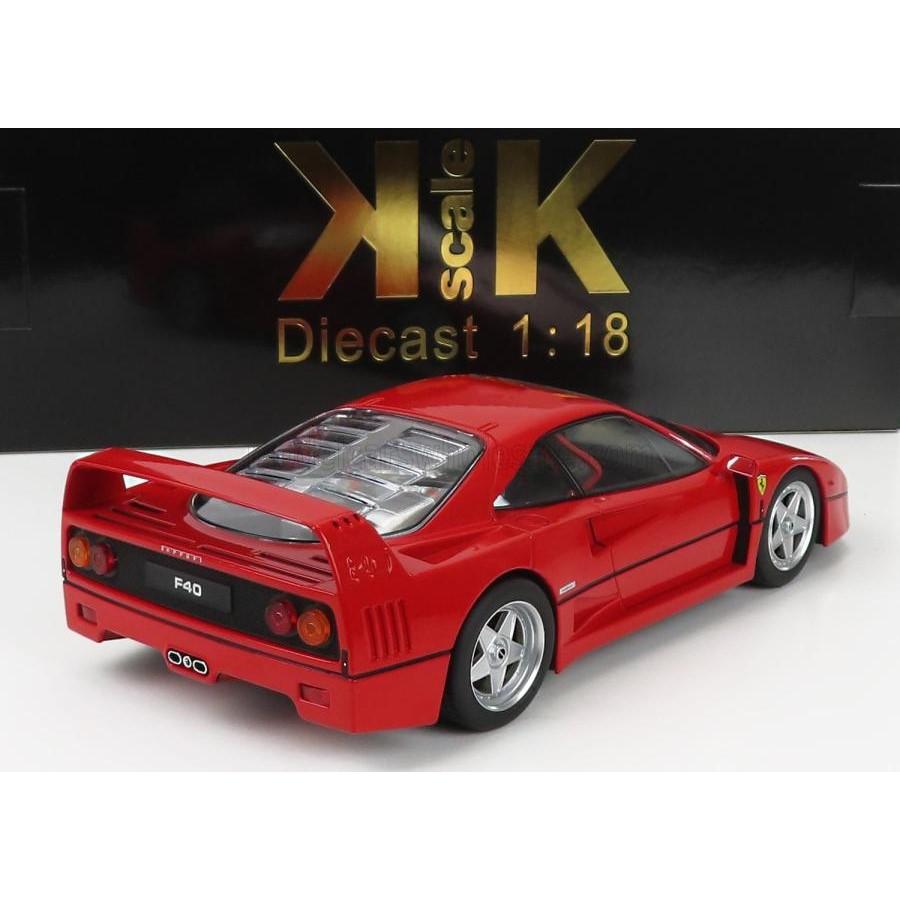 KKスケール 1/18 フェラーリ F40 1987 レッド ダイキャストモデル 非