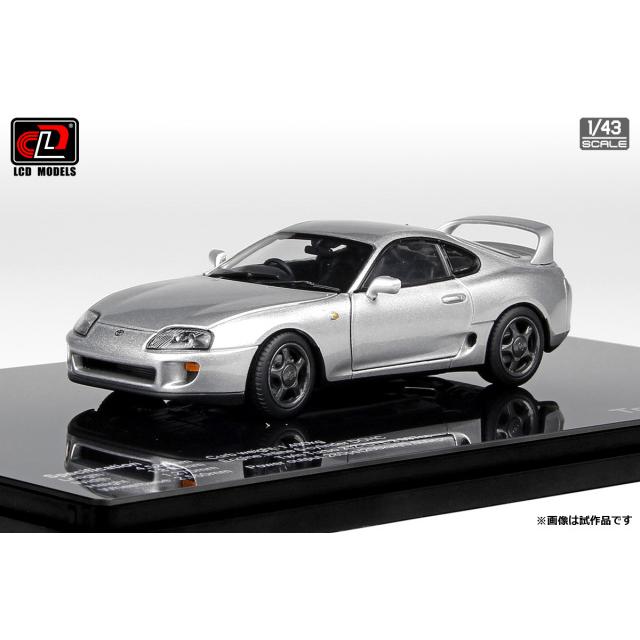 LCD MODELS 1/43  トヨタ スープラ A80 シルバー　全開閉機能付 | 