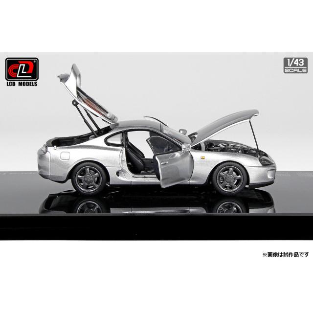 LCD MODELS 1/43  トヨタ スープラ A80 シルバー　全開閉機能付 |  | 01