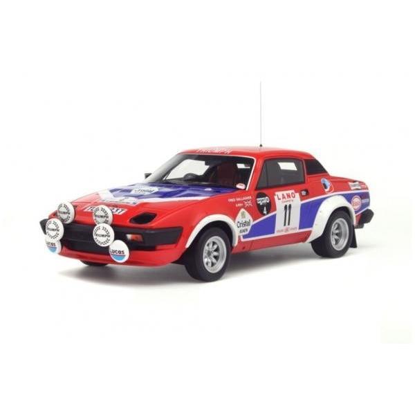 オットーモビル　1/18　トライアンフ　TR7　 V8　 Gr.4　Manx Trophy　1980　レッド/ブルー/ホワイト　開閉機構なし | 
