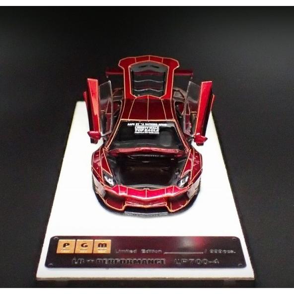 PGM 1/64 LB☆W ランボルギーニ LP700 Red フル開閉機能付 PGM 1/64 LB☆W ランボルギーニ LP700 Red フル開閉機能付