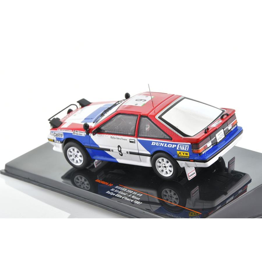 イクソ 1/43 ニッサン 200SX 1987年コートジボワールラリー No.9 M.Kirkland/R.Nixonの画像