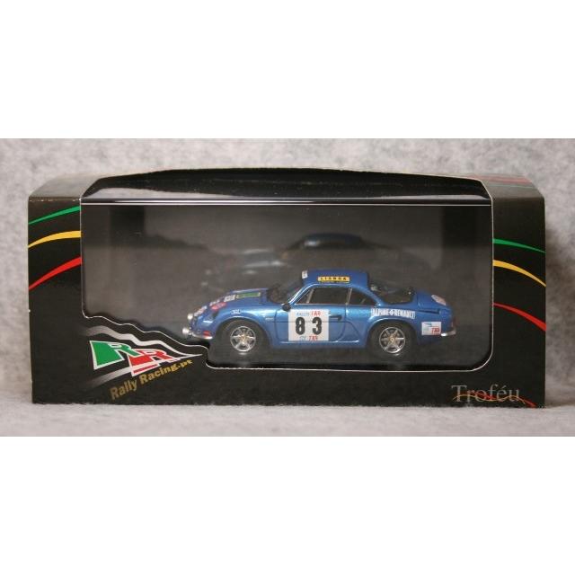トロフュー　1/43 　ルノー 　アルピーヌ A110　1972　 TAP ポルトガルラリー No.83　Colaco Marques　Jose Arnaud | 