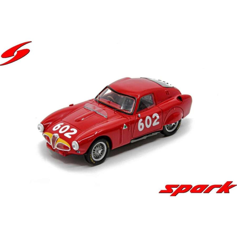 スパーク　1/43　アルファロメオ　6C　3000CM　No.602　２位　ミレミリア　1953　J.M.ファンジオ　G．サラ | 