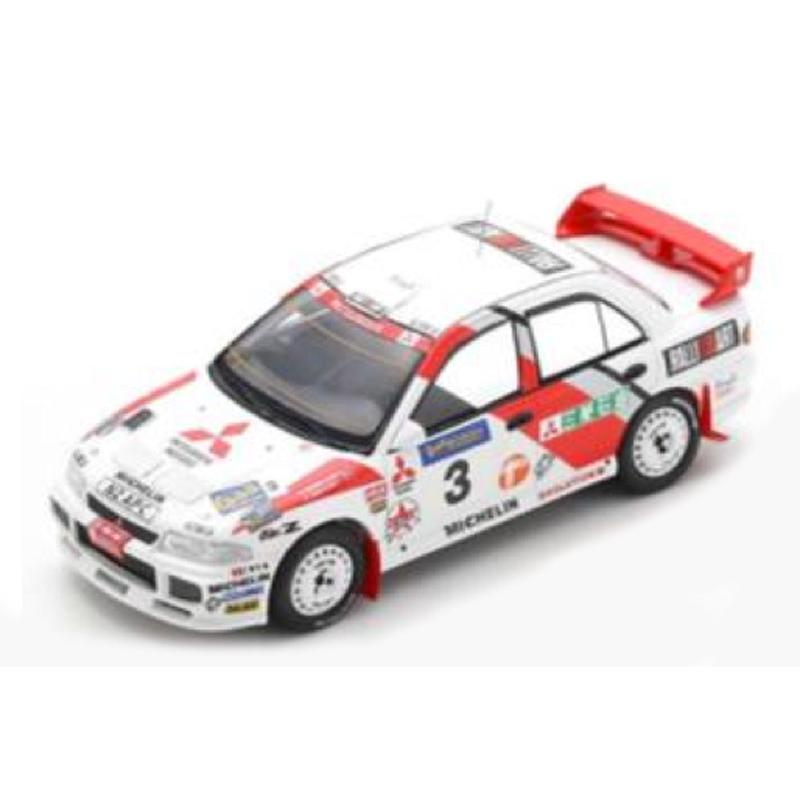 スパーク　1/43　三菱 ランサー エヴォリューション III No.3 2位　ラリー 香港 - 北京 1996 R.Burns R.Reid | 