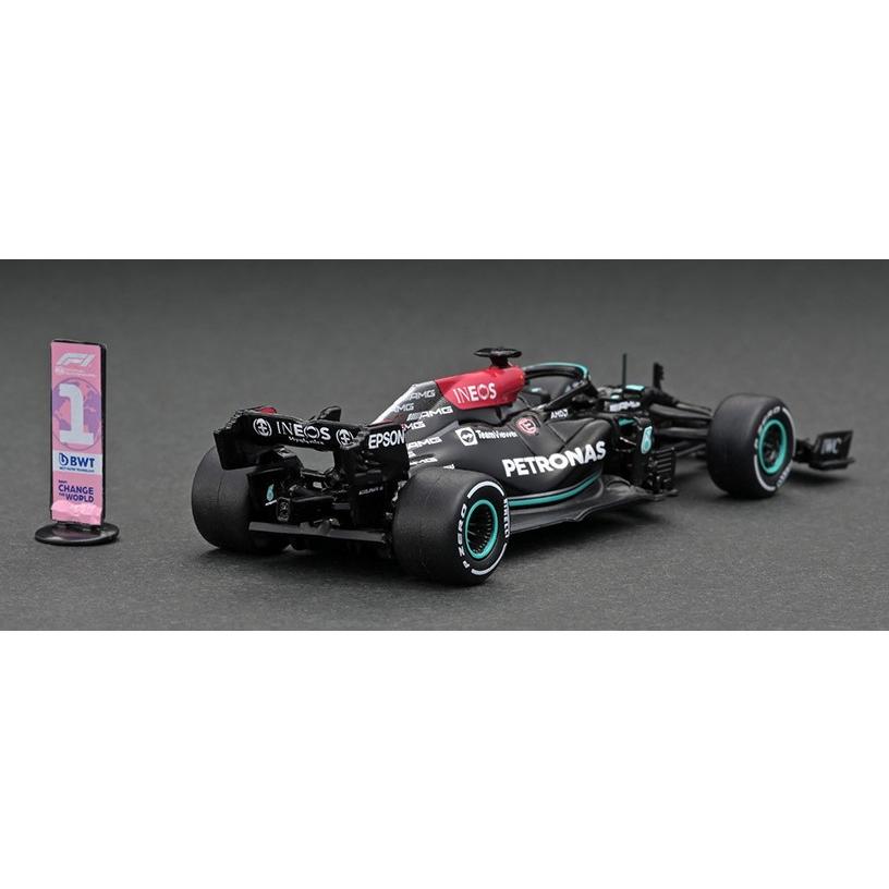 メルセデスAMG W12 Eパフォーマンス ミニカー　ハミルトン　2021 ターマックワークス 1/64 メルセデス-AMG F1 W12 E Performance