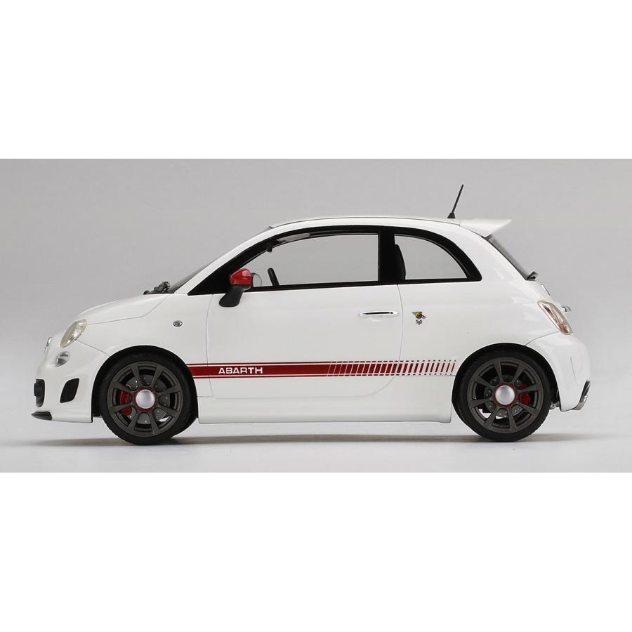 Top　Speed　1/18　アバルト 595 ガーラ ホワイト ガーラ